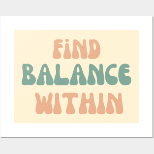 Find balance within Posters and Art